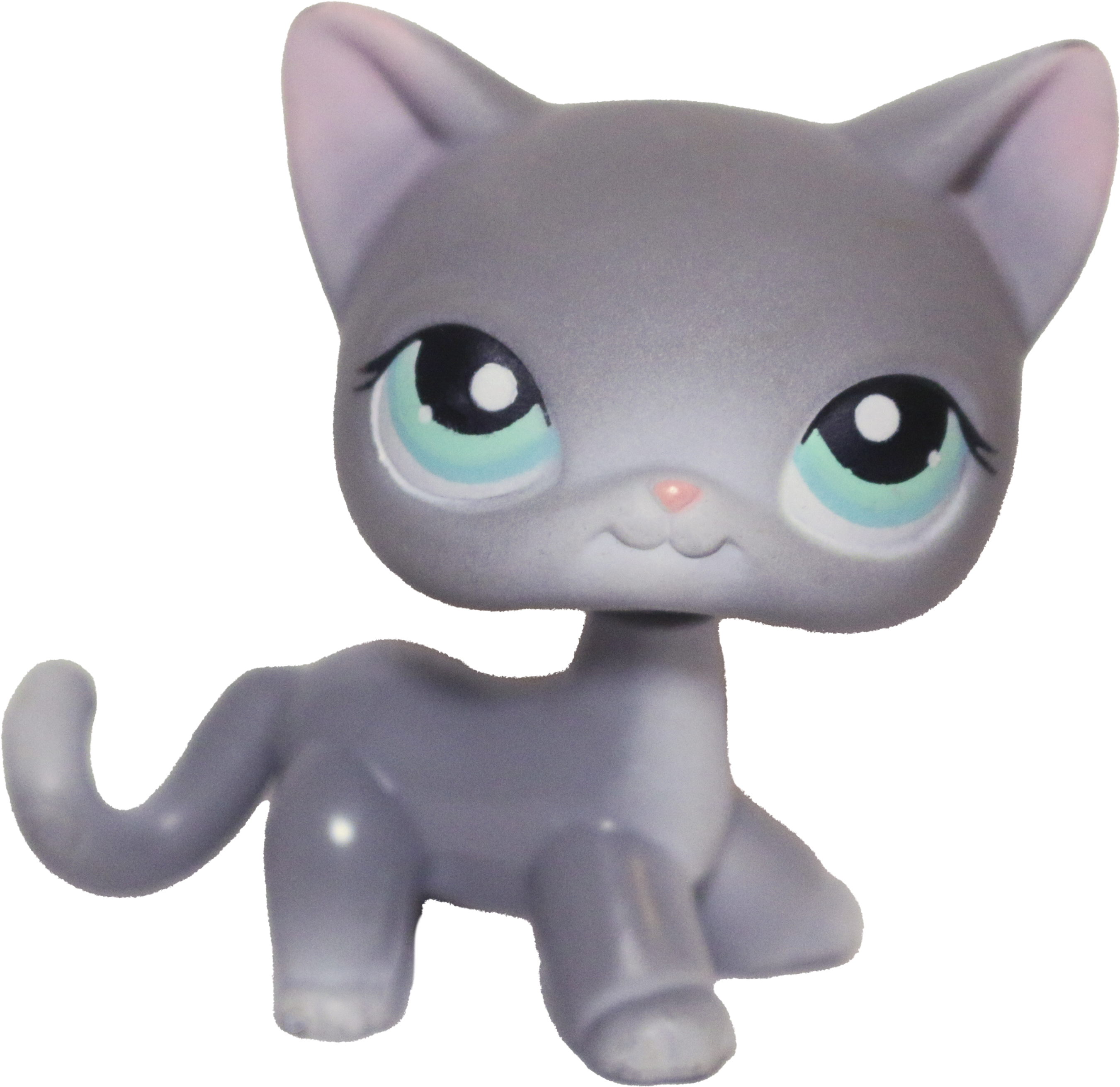 Lps Grey Shorthair Cat Blue Eyes Lps 126 New Arrivals