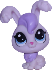 #2-118 Mini Rabbit "Lilac Bunnyton"