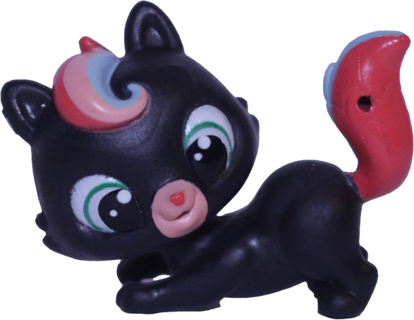 Littlest Pet Shop Rainbow LPS #3736 Mini Rainbow Cat Authentic