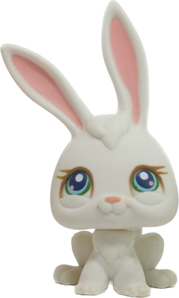 Hasbro Toy Lps White Bunny LPS #3 Rabbit Authentic LPS At