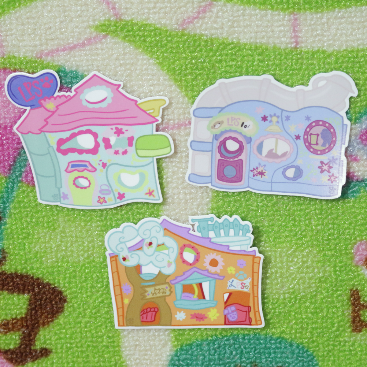 LPS Building Sticker Set