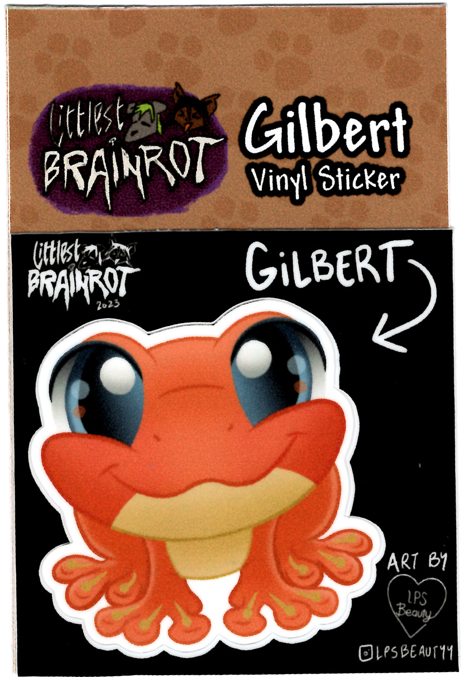 Littlest Brainrot Mascot Sticker - Gilbert