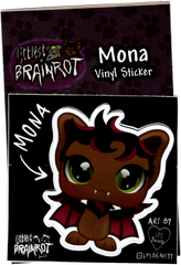 Littlest Brainrot Mascot Sticker - Mona