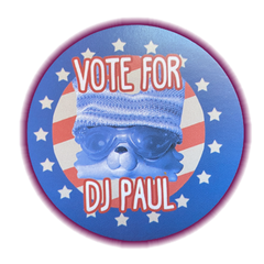 "Vote for DJ Paul" Sticker